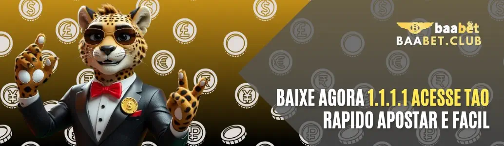 Botão Baixe Agora BAABET app.
